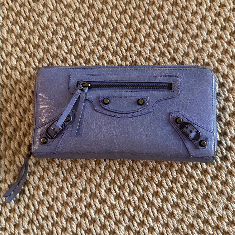 Balenciaga Purple Wallet